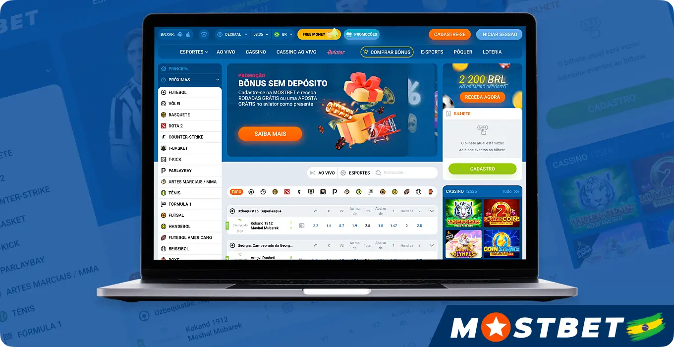 Aplicativo de aposta online
