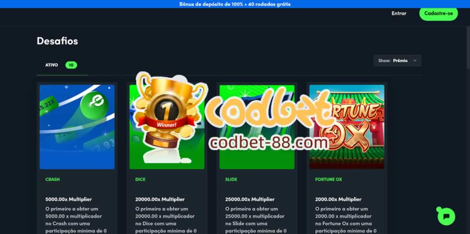 Sites de apostas cassino