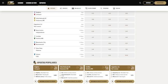 Bets sports apostas